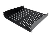 StarTech.com Estante Bandeja Ventilado Cantilever para Armario Rack de Servidores 2U Profundidad Fija - 22kg - estante para bastidor - 2U