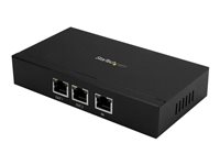 StarTech.com Extensor Alargador de 2 Puertos Gigabit PoE+ - 802.3at y 802.3af - 100m - Repetidor PoE Extensor de LAN - extensor de red - 10Mb LAN, 100Mb LAN, GigE