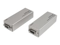 StarTech.com Extensor de 1 Puerto Serie Serial RS232 DB9 por Cable Cat5 UTP Ethernet - Hasta 1000m - alargador del puerto serie RS232EXTC1EU