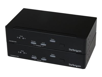  STARTECH.COM  Extensor de Consola KVM a través de  Fibra MM  (2Km) con USB - Vídeo DVI - Puerto Serial RS232 y Audio - Fibra Óptica - alargador KVM / audio / serieSV565FXDUSA