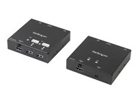 StarTech.com Extensor HDMI por Cable CAT6 con Concentrador USB de 4 Puertos - 50m - 1080p - Alargador HDMI por Cable CAT6 o CAT5 - vídeo/audio/infrarrojos/alargador de USB