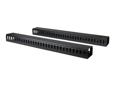  STARTECH.COM  Gestor Organizador Vertical de Cableado con Lengüetas - 0U - 1,8m - Panel de Gestión de Cableado de Montaje en Rack - organizador de cablCMVER40UF