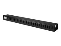 StarTech.com Gestor Organizador Vertical de Cableado con Lengüetas - 0U - 91cm - Panel de Gestión de Cableado de Montaje en Rack - organizador de cable - 20U