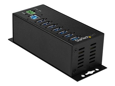  STARTECH.COM  Hub Concentrador Ladron USB 3.0 de 7 Puertos con Adaptador de Alimentacion Externo - con Proteccion ESD de 350W (HB30A7AME) - hub - 7 puertos - Conforme a la TAAHB30A7AME