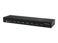 StarTech.com Hub Concentrador USB de 8 Puertos Serie - Adaptador USB a RS232 con Conexión en Cadena - de Montaje en Rack - adaptador serie - USB 2.0 - RS-232 x 8