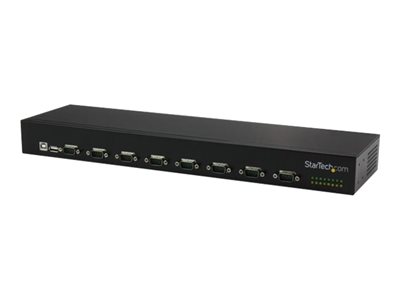  STARTECH.COM  Hub Concentrador USB de 8 Puertos Serie - Adaptador USB a RS232 con Conexión en Cadena - de Montaje en Rack - adaptador serie - USB 2.0 -ICUSB23208FD