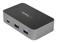 StarTech.com Hub USB-C de 3 Puertos - USB 3.1 Gen 2 10Gbps a 2x USB-A y 1x USB-C - Alimentado - (HB31C2A1CS) - hub - 4 puertos