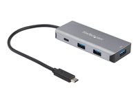StarTech.com Hub USB-C de 4 Puertos Alimentado por Bus - 10Gbps - 3x USB-A y 1x USB-C - (HB31C3A1CB) - hub - 4 puertos