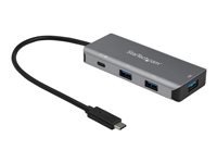 StarTech.com Hub USB-C de 4 Puertos con Entrega de Alimentacion PD - 10Gbps - 3x USB-A y 1x USB-C - (HB31C3A1CPD3) - hub - 4 puertos