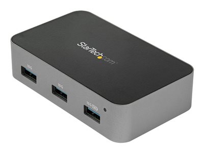  STARTECH.COM  Hub USB-C de 4 Puertos - USB 3.1 Gen 2 10Gbps a 4x USB-A  - Alimentado - (HB31C4AS) - hub - 4 puertosHB31C4AS