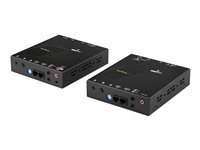 StarTech.com Juego Extensor HDMI 1080p por IP compatible Vídeo Wall - Juego Transmisor Receptor HDMI por Ethernet Cat5 Cat6 - Alargador - vídeo/audio/infrarrojo/prolongador serie - HDMI - Conforme a la TAA