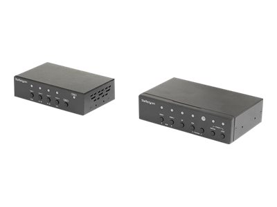  STARTECH.COM  Juego Extensor Multi Entrada HDBaseT con Switch y Escalador Integrado - DisplayPort, HDMI y VGA por CAT6 o CAT5 - extensor de red/vídeo/audio/infrarrojos - HDMI, DisplayPort, HDBaseT, VGA - Conforme a la TAAST121HDBTSC