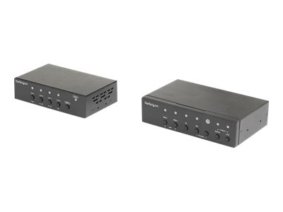  STARTECH.COM  Juego Extensor Multi Entrada HDBaseT con Switch y Escalador Integrado - DisplayPort, HDMI y VGA por CAT6 o CAT5 - extensor de red/vídeo/aST121HDBTSC