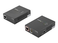 StarTech.com Juego Inyector PoE de 1 Puerto - 60W - Divisor PoE - Alimentación por Ethernet - inyector de corriente + separador PoE - 60 vatios