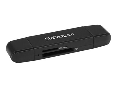  STARTECH.COM  Lector Grabador USB 3.0 USB-C Tipo C y USB-A de Tarjetas de Memoria Flash SD Micro SD Alimentado por USB (SDMSDRWU3AC) - lector de tarjetSDMSDRWU3AC