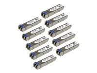 StarTech.com Módulo Transceptor SFP Compatible con Cisco GLC-LH-SM - 1000BASE-LX/LH - Paquete de 10 - módulo de transceptor SFP (mini-GBIC) - GigE