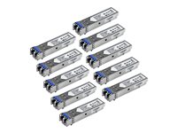 StarTech.com Módulo Transceptor SFP Compatible con Cisco GLC-LH-SMD - 1000BASE-LX/LH - Paquete de 10 - módulo de transceptor SFP (mini-GBIC) - GigE