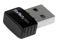 StarTech.com Mini Adaptador de Red Inalámbrico USB 2.0 a Wireless N de 300 Mbps - NIC Wifi Externo 802.11n 2T2R - adaptador de red - USB 2.0