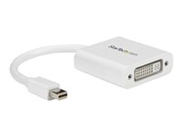 StarTech.com Mini DisplayPort to DVI Adapter - White - 1920 x 1200 - Mini DP to DVI Converter for Your Mac or Windows Computer (MDP2DVIW) - adaptador DVI - 17 cm