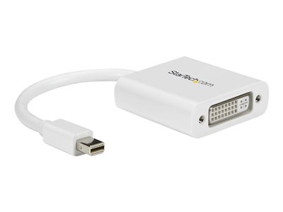  STARTECH.COM  Mini DisplayPort to DVI Adapter - White - 1920 x 1200 - Mini DP to DVI Converter for Your Mac or Windows Computer (MDP2DVIW) - adaptadorMDP2DVIW