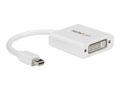  STARTECH.COM  Mini DisplayPort to DVI Adapter - White - 1920 x 1200 - Mini DP to DVI Converter for Your Mac or Windows Computer (MDP2DVIW) - adaptador DVI - 17 cmMDP2DVIW