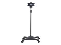 StarTech.com Mobile Tablet Stand w/ Lockable Wheels, Height Adjustable, Universal Rolling Floor Stand for Tablets from 7 to 11 inch, Portable Tablet Stand w/ Detachable Tablet Holder, TAA - Ergonomic Tablet Stand - carrito - para PC Tablet