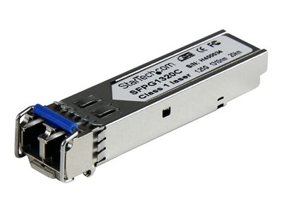  STARTECH.COM  Módulo Transceptor de Fibra Óptica SFP Monomodo Modo Único Gigabit con DDM LC Compatible Cisco Mini GBIC Transceiver - 20km - módulo de transceptor SFP (mini-GBIC) - GigESFPG1320C