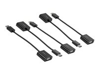 StarTech.com Paquete de 5 Adaptadores DisplayPort a VGA - Dongle Adaptador Activo DisplayPort 1.2 DP Digital a VGA Analógico - Adaptador de monitor DisplayPort macho a VGA hembra (DP2VGA3X5) - adaptador de vídeo - DisplayPort a HD-15 (VGA) - 10 cm