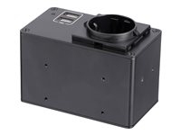 StarTech.com Power Outlet Module for Conference Table Connectivity Box - caja de distribución de montaje en superficie