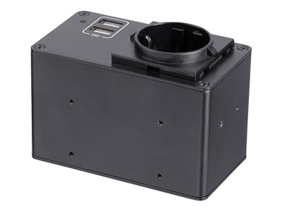  STARTECH.COM  Power Outlet Module for Conference Table Connectivity Box - caja de distribución de montaje en superficieMOD4POWEREU