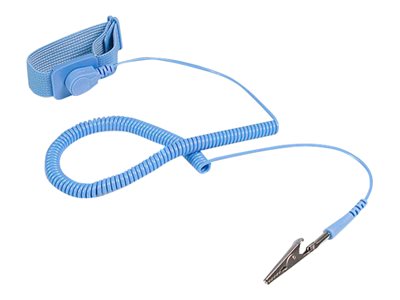  STARTECH.COM  Pulsera Antiestatica con Cable a Tierra - Brazalete Antiestatico con Protección ESD - cinta para la muñeca antiestáticaSWS100