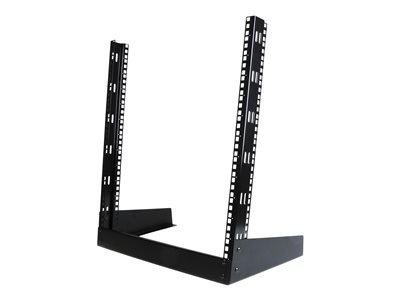  STARTECH.COM  Rack Armario Bastidor Abierto de Escritorio Desktop Sobremesa de 2 Columnas 12U 0,5m Negro - rack - 12URK12OD