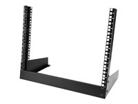 StarTech.com Rack de Sobremesa de 8U de 2 Columnas y 19 Pulgadas - Armario Rack de Servidores con Marco Abierto para Escritorio - rack - 8U