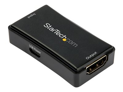  STARTECH.COM  Repetidor Extensor Amplificador HDMI con 14m de Alcance - Alimentado por USB -  4K de 60Hz - Soporte Audio 7.1  (HDBOOST4K2) - alargadorHDBOOST4K2