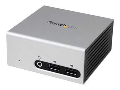  STARTECH.COM  Replicador de Puertos 4K para Ordenadores Portátiles - HDMI y DVI - USB 3.0 - estación de conexión - USB - DVI, HDMI - GigEUSB3SMDOCK4K