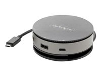 StarTech.com Replicador de Puertos USB-C - Docking Station 10Gb Tipo C HDMI o DisplayPort 4K o VGA HD - PD 75W - Hub 3xUSB (DKT31CHDVCM) - estación de conexión - USB-C 3.1 Gen 2 - VGA, HDMI, DP - GigE
