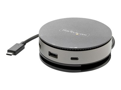  STARTECH.COM  Replicador de Puertos USB-C - Docking Station 10Gb Tipo C HDMI o DisplayPort 4K o VGA HD - PD 75W - Hub 3xUSB (DKT31CHDVCM) - estación deDKT31CHDVCM