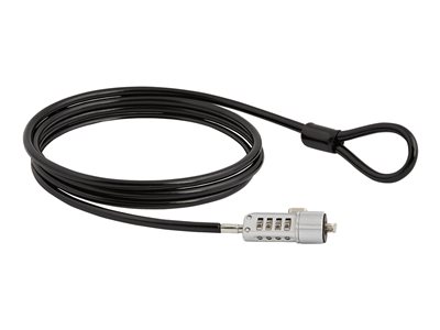  STARTECH.COM  Seguro para Ordenador Portátil - Cable de 1,8 metros Candado con Combinación de 4 Dígitos para Ordenador Portátil - bloqueo de cable de seguridadLTLOCK