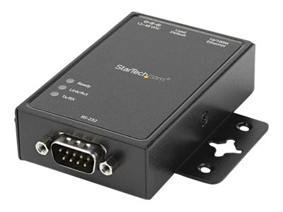  STARTECH.COM  Servidor de Dispositivos IP de 1 Puerto Serie RS232 - Adaptador Conversor Ethernet RJ45 - Montaje Riel DIN - servidor de dispositivoNETRS2321P