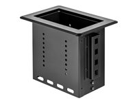 StarTech.com Single-Module Conference Table Connectivity Box-Customizable - placa de montaje