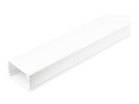 StarTech.com Solid Cable Management Raceway with Adhesive Tape & Cover, 1-3/4