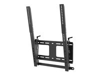 StarTech.com Soporte de Pared para TV - de Orientación Vertical u Horizontal - para Pantallas de 40 a 55 Pulgadas y 50kg de Peso - para Señalización Digital - con Barra de Seguridad con Candado (FPWTLTPORT) - kit de montaje - vertical - para pantalla plana - negro - Conforme a la TAA