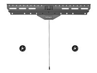 StarTech.com Soporte de Pared para TV - Para Instalación sin Entramado - de Perfil Bajo para TV VESA de hasta 80 Pulgadas (50kg) - Soporte de Montaje Universal con Inclinación para Televisor (FPWHANGER) - kit de montaje - para TV - negro