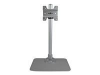 StarTech.com Soporte para monitores ajustable en altura, rotación e inclinación con anilla de gestión de cableado - kit de montaje - para pantalla LCD - plata