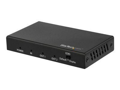  STARTECH.COM  Splitter HDMI - de 2 Puertos - 4K 60Hz - Divisor HDMI 1 Entrada 2 Salidas - Splitter HDMI de 2 Salidas - Divisor de Puertos HDMI - separador de vídeo/audio - 2 puertosST122HD202
