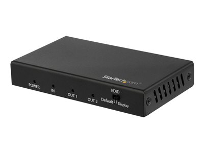  STARTECH.COM  Splitter HDMI - de 2 Puertos - 4K 60Hz - Divisor HDMI 1 Entrada 2 Salidas - Splitter HDMI de 2 Salidas - Divisor de Puertos HDMI - separaST122HD202