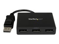 StarTech.com Splitter Multiplicador Divisor DisplayPort de 3 Puertos Triple Head - Hub MST - bifurcador de vídeo - 3 puertos