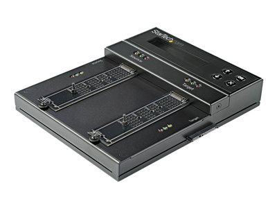  STARTECH.COM  Standalone M.2 SATA & M.2 NVMe Duplicator and Eraser, HDD/SSD Cloner & Wiper for M.2 PCIe AHCI/NVMe, M.2 SATA, 2.5/3.5