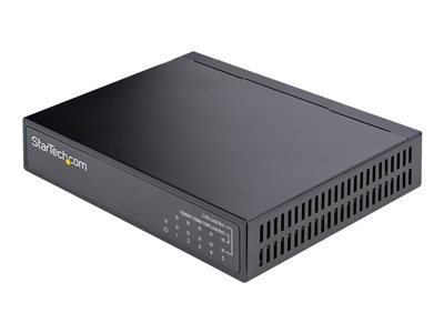  STARTECH.COM  Switch Conmutador de Red Ethernet no Gestionado de 2,5G - Gigabit de 5 Puertos no Gestionado 2.5GBASE-T - de Escritorio o Pared - RetrocoDS52000