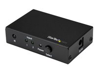 StarTech.com Switch Conmutador HDMI de 2 Puertos - Selector HDMI 4K 60Hz Ultra HD - interruptor de vídeo/audio - 2 puertos